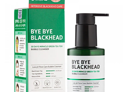 Some by Mi Bye Bye Blackhead Green Tea Tox Bubble Cleanser - 120 gms