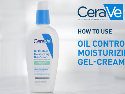 CeraVe Oil Control Moisturizing Gel-Cream, Face Moisturizer for Oily Skin 89ML