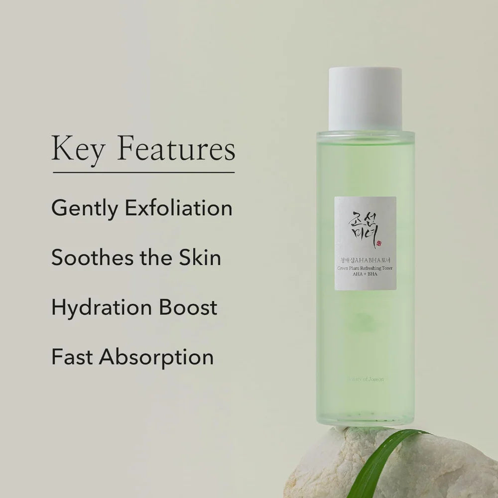 Beauty of Joseon Green Plum AHA + BHA Refreshing Face Toner For All Skin Types 150ml