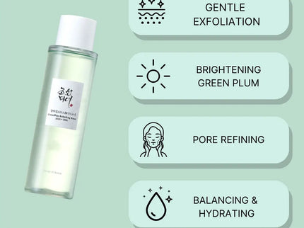 Beauty of Joseon Green Plum AHA + BHA Refreshing Face Toner For All Skin Types 150ml