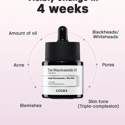 Cosrx The Niacinamide 15 Oil Control Acne Care Facial Serum 20ml