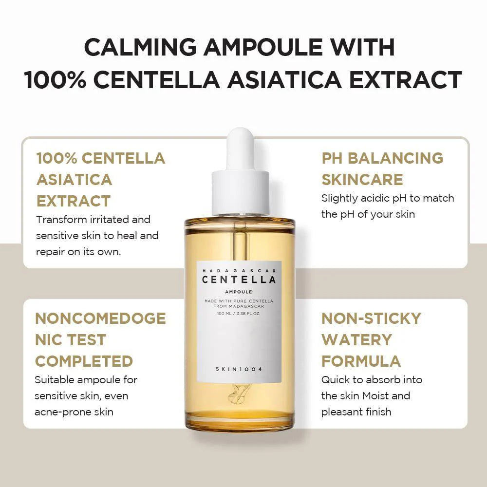 Skin1004 Madagascar Centella Ampoule Soothing Facial Serum 100ml