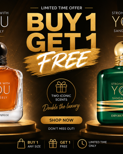 Emporio Armani Stronger With You Intensely & Sandalwood – Buy 1 Get 1 Free
