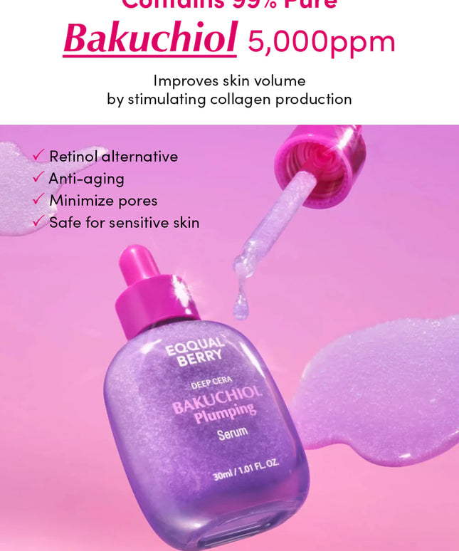 EQQUALBERRY Bakuchiol Plumping Serum 30ml