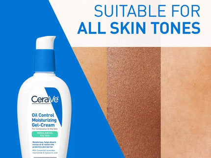 CeraVe Oil Control Moisturizing Gel-Cream, Face Moisturizer for Oily Skin 89ML