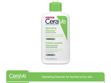 CeraVe- Hydrating Cleanser for Normal to Dry skin, 236ml