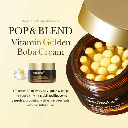 Medicube Deep Vitamin C Golden Capsule Face Moisturizer 55g