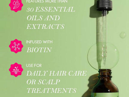 MMielle Rosemary Mint Scalp & Hair Strengthening Oil Infused With Biotin For All Hair Types 59ml