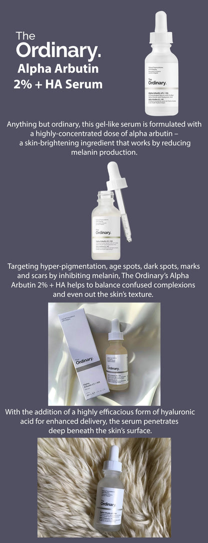 The Ordinary Alpha Arbutin 2% + HA 30ml