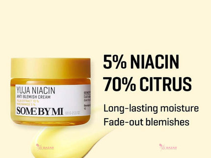 SOME BY MI Yuja Niacin Anti Blemish Cream - 60ml