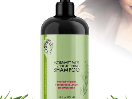 Mielle Rosemary Mint Hair Strengthening Shampoo With Biotin For All Hair Types 355ml