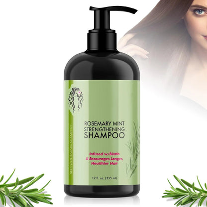 Mielle Rosemary Mint Hair Strengthening Shampoo With Biotin For All Hair Types 355ml