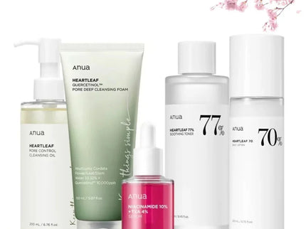Anua All in 1 Glow Essentials - 5-Step Skincare Set