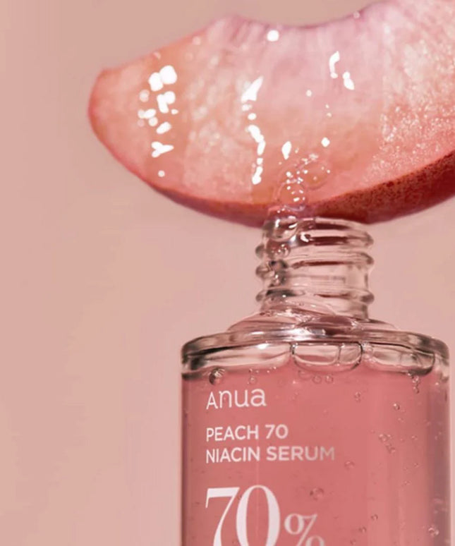 Anua Peach 70 With 5% Niacinamide Skin Brightening Facial Serum For Dry Skin 30ml