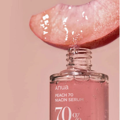 Anua Peach 70 With 5% Niacinamide Skin Brightening Facial Serum For Dry Skin 30ml