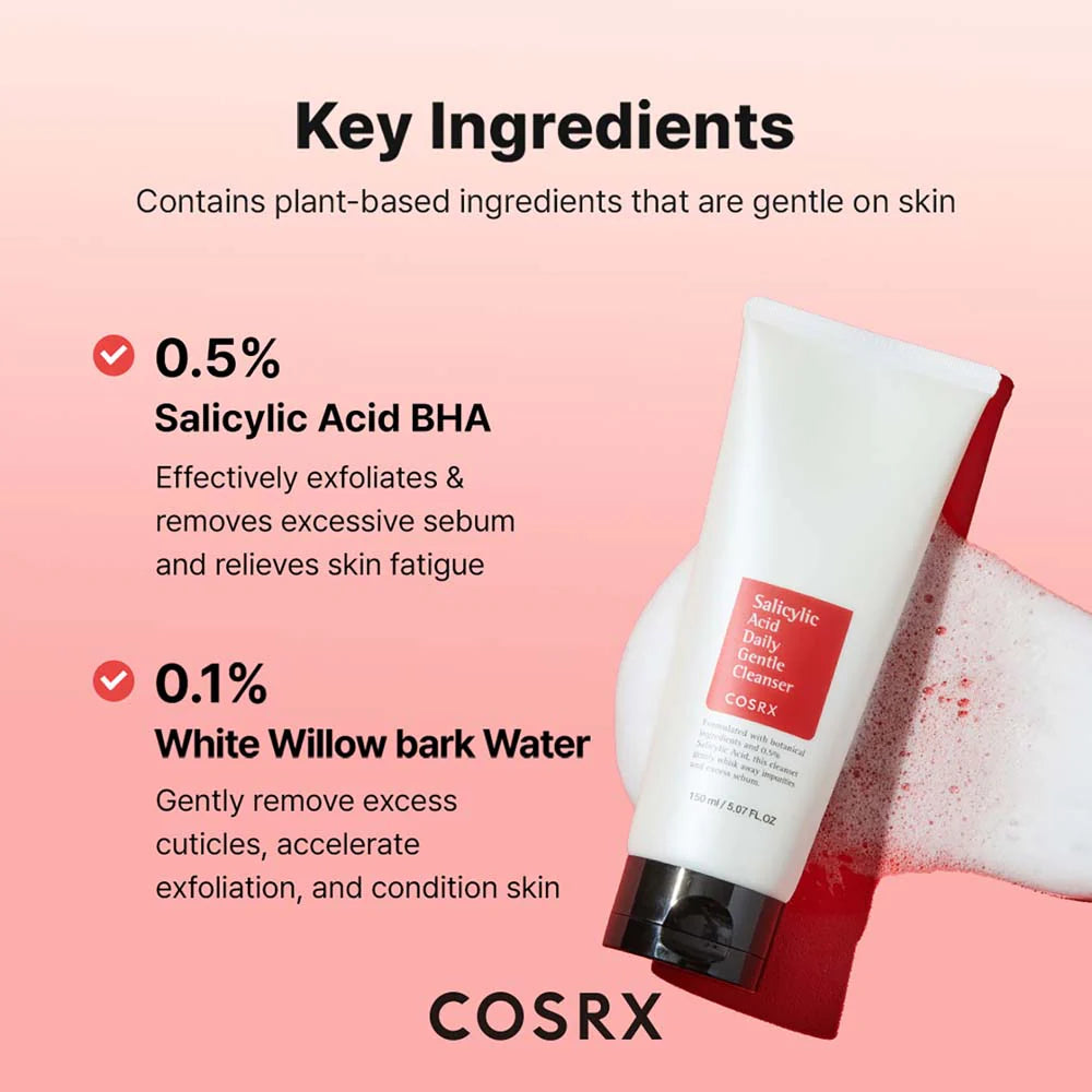 Cosrx Salicylic Acid Daily Gentle Cleanser For Oily Skin 150ml