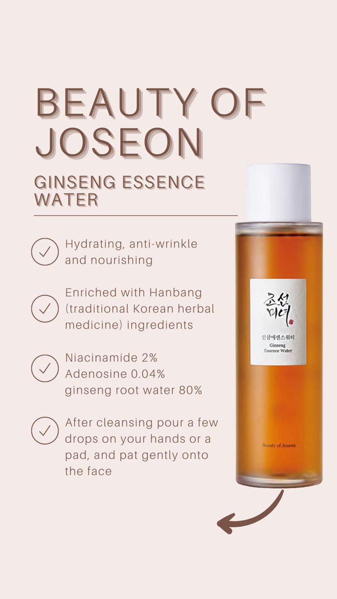 Beauty of Joseon Ginseng Essence Water Hydrating Facial Toner For All Skin Types 150ml