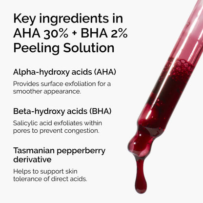 The Ordinary AHA 30% & BHA 2% Peeling Solution For Brighter Skin 30ml