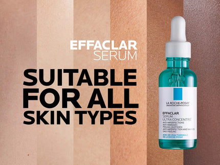 La Roche-Posay Effaclar Ultra Concentrated Anti-imperfection Serum With Salicylic Acid, Glycolic Acid & Niacinamide For Oily & Acne Prone Skin 30ml