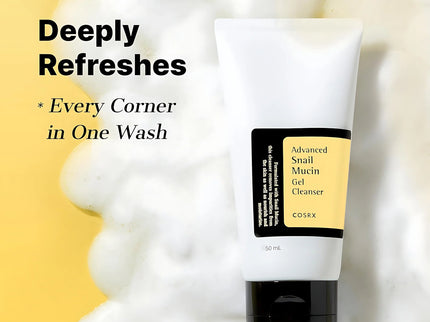 Cosrx Advanced Snail Mucin Facial Gel Cleanser 150ml