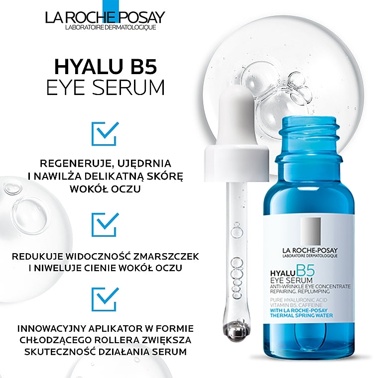 La Roche-Posay Hyalu B5 Hyaluronic Acid Anti-Aging Eye Serum With Vitamin B5 & Caffeine 15ml