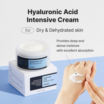 Cosrx Hyaluronic Acid Intensive Moisturizing Cream For Dry Dehydrated Skin 100g