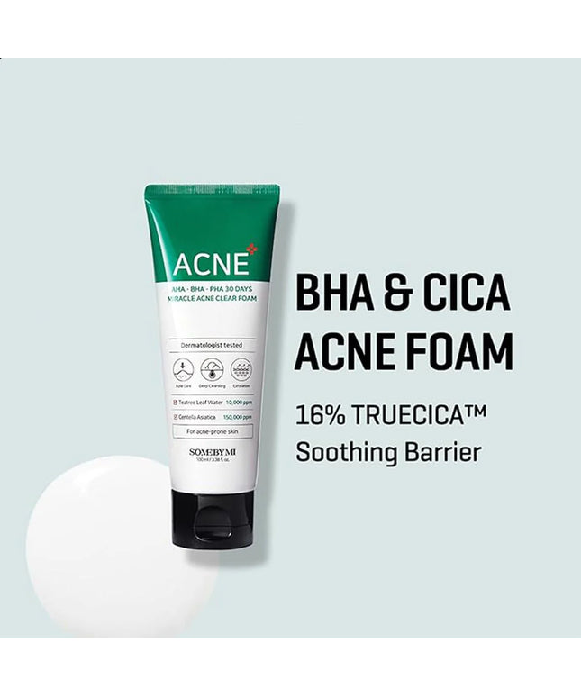 Some By Mi Aha Bha Pha 30Days Miracle Acne Clear Foam 100Ml