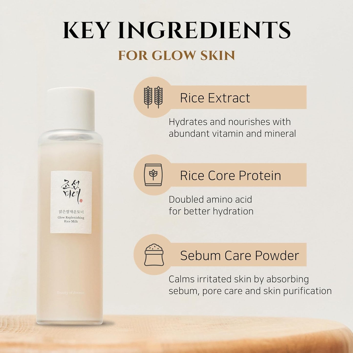 Beauty of Joseon Glow Replenishing Rice Milk Facial Toner For All Skin Types 150ml