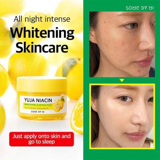Some By Mi Yuja Niacin Brightening Sleeping Mask, 60 Gm